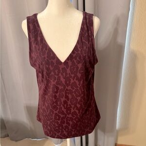 Maroon 2in1 Color Dress Tank by 41 Hawthorn